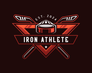 Hockey Sports Athlete logo design