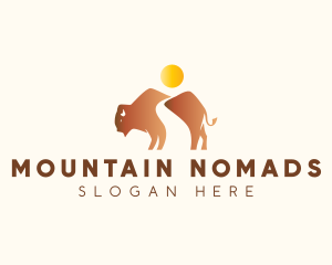 Bull Mountain Bison logo design