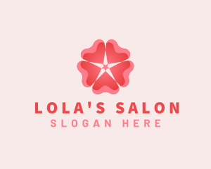 Flower Petal Salon logo design