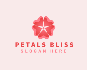 Flower Petal Salon logo design