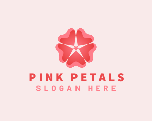 Flower Petal Salon logo design