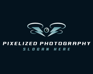 Aerial Drone Camera logo design