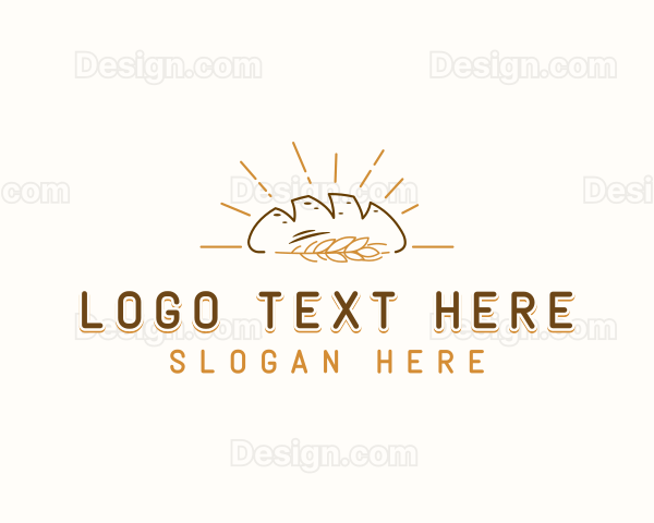 Wheat Bread Baker Logo