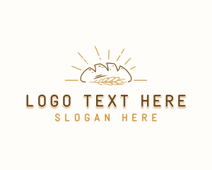 Wheat Bread Baker Logo