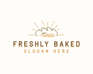 Wheat Bread Baker logo design