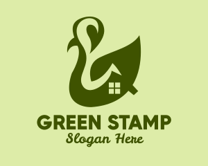 Green Leaf House  logo design