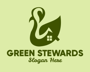 Green Leaf House  logo design