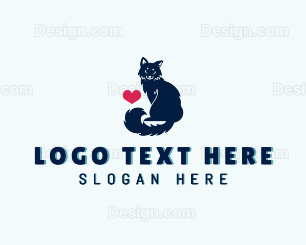 Veterinary Cat Pet Logo