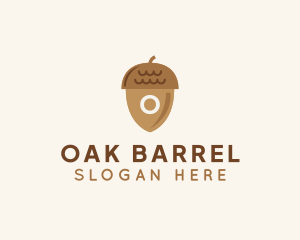 Acorn Oak Nut   logo design