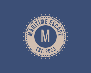 Maritime Rope Circle logo design