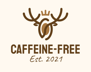 Royal Deer Cafe  logo design