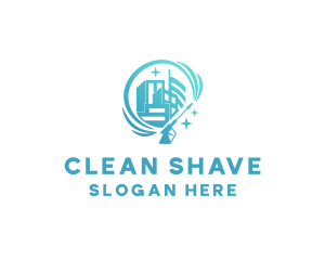 Property Power Wash Cleaning logo design