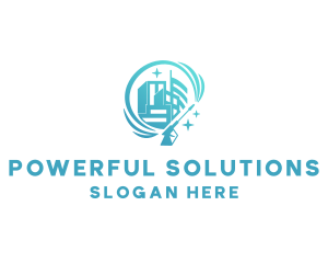 Property Power Wash Cleaning logo design