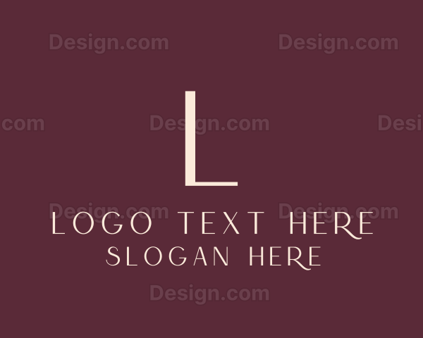 Legal Attorney Firm Letter L Logo