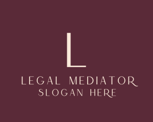 Legal Attorney Firm Letter L logo design