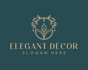 Souvenir Decor Candlelight logo design