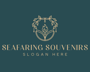 Souvenir Decor Candlelight logo design