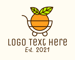 Fruit Grocery Cart  logo