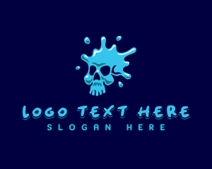 Water Skull Splash logo