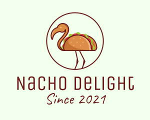 Taco Flamingo Bird logo