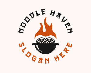 Spicy Oriental Noodles  logo design