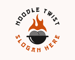 Spicy Oriental Noodles  logo design