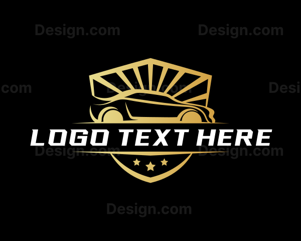 Luxury Car Shield Logo