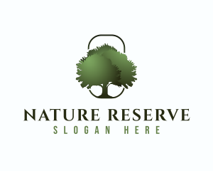 Nature Garden Tree logo design