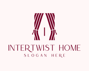 Curtain Home Decor logo design