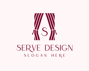 Curtain Home Decor logo design