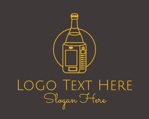 Beverage Machine Line Art  logo