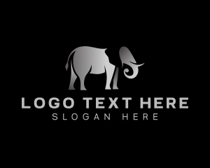 Wild Tusk Elephant Logo