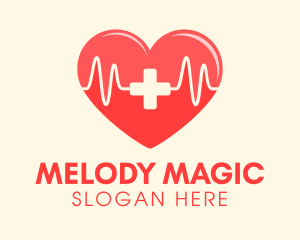 Medical Heart Heartbeat Pulse Logo
