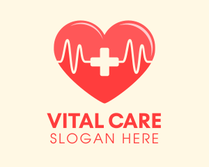 Medical Heart Heartbeat Pulse logo