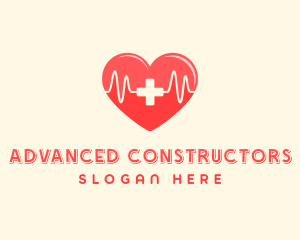 Medical Heart Heartbeat Pulse logo design