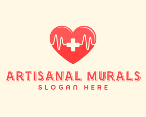 Medical Heart Heartbeat Pulse logo design