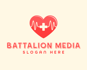 Medical Heart Heartbeat Pulse logo design