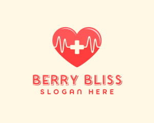 Medical Heart Heartbeat Pulse logo design