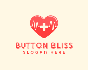 Medical Heart Heartbeat Pulse logo design