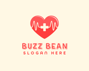 Medical Heart Heartbeat Pulse logo design