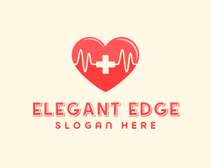 Medical Heart Heartbeat Pulse logo design