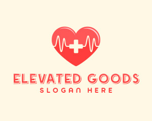 Medical Heart Heartbeat Pulse logo design