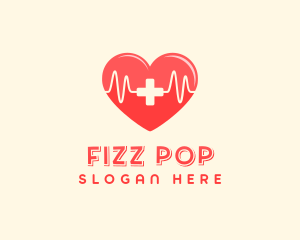 Medical Heart Heartbeat Pulse logo design