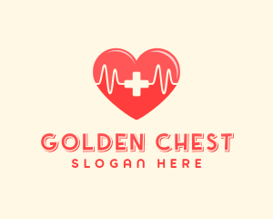 Medical Heart Heartbeat Pulse logo design