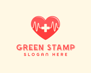 Medical Heart Heartbeat Pulse logo design