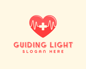 Medical Heart Heartbeat Pulse logo design