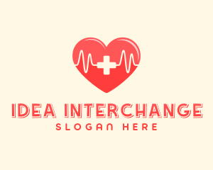 Medical Heart Heartbeat Pulse logo design