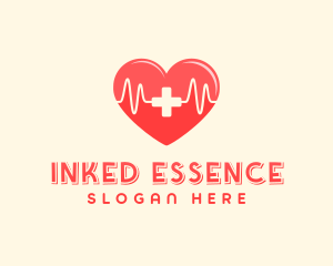 Medical Heart Heartbeat Pulse logo design