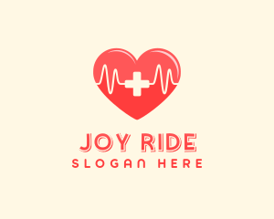 Medical Heart Heartbeat Pulse logo design