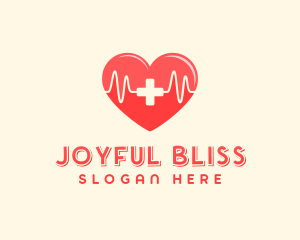 Medical Heart Heartbeat Pulse logo design